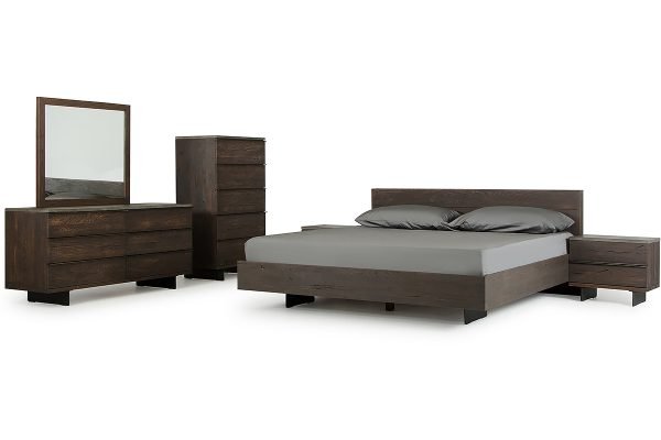 Modrest Selma Modern Dark Aged Oak Chest