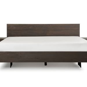 Modrest Selma Modern Dark Aged Oak Eastern King Bed
