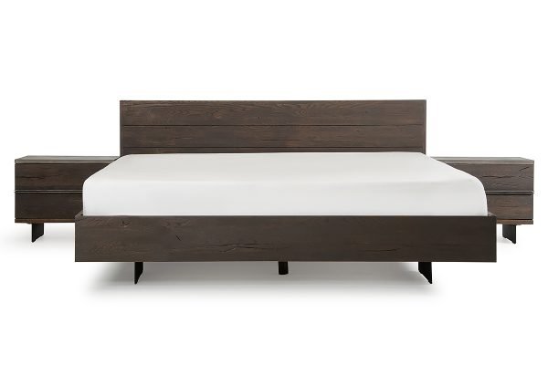 Modrest Selma Modern Dark Aged Oak Eastern King Bed