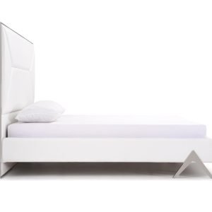 Modrest Candid Modern White Bed