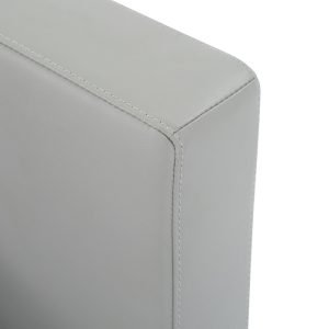 Modrest Opal Modern Wenge & Grey Platform Bed