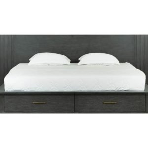 Modrest Manchester- Contemporary Platform Dark Grey EK Bed