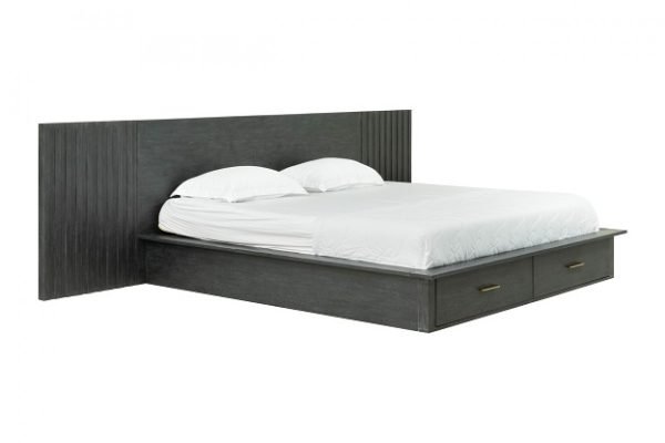Modrest Manchester- Contemporary Dark Grey Bedroom Set - Image 3