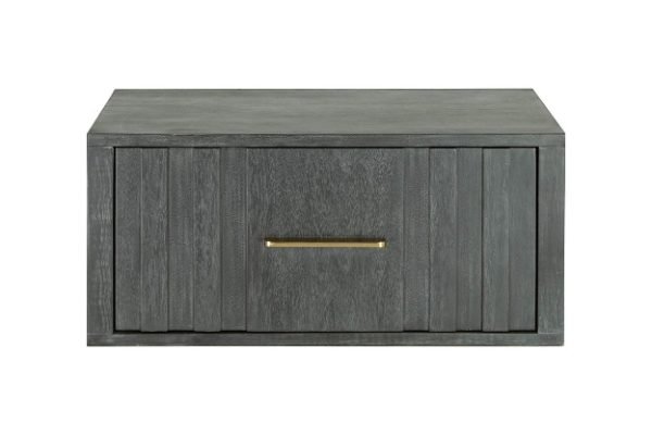Modrest Manchester- Contemporary Dark Grey Nightstand - Image 2