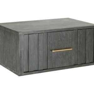 Modrest Manchester- Contemporary Dark Grey Nightstand