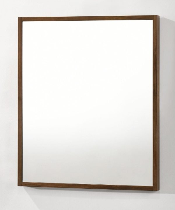 Nova Domus Berlin - Modern Walnut Mirror