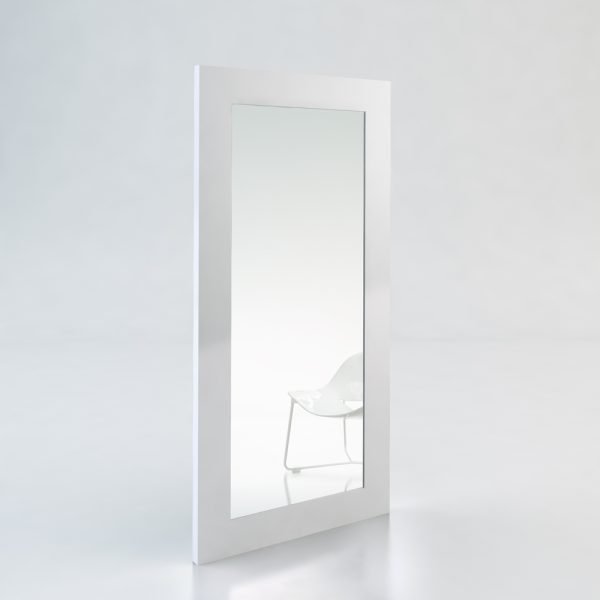 Modrest Beth - Modern White Floor Mirror