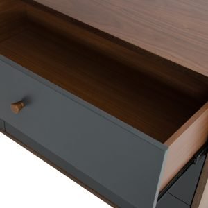 Nova Domus Dali Mid-Century Grey & Walnut Dresser