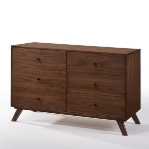 Modrest Addison Mid-Century Modern Walnut Dresser