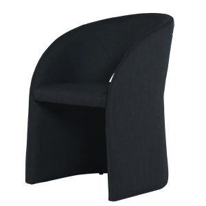 Modrest Brea - Charcoal Fabric Dining Chair
