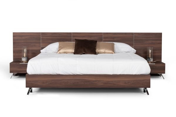 Nova Domus Brooklyn Italian Modern Walnut Bed - Image 4
