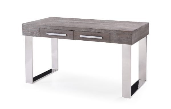 Modrest Lola Modern Grey Elm Desk