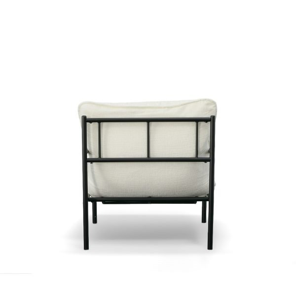 Modrest Calumet - Modern White Accent Chair - Image 4