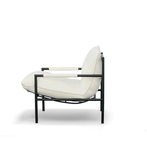 Modrest Calumet - Modern White Accent Chair - Image 3