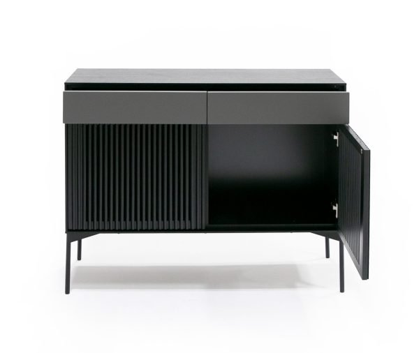 Modrest - Casper Modern Mid Century Black Oak Buffet - Image 4