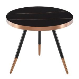 Modrest Cayson - Modern Black Ceramic Small Coffee Table