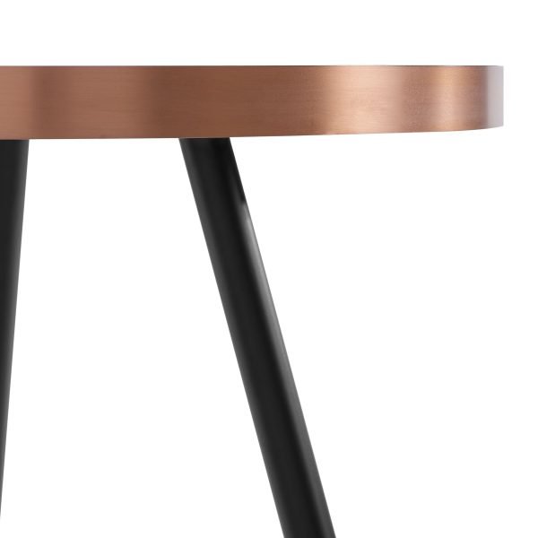 Modrest Cayson - Modern Black Ceramic Small Coffee Table - Image 4