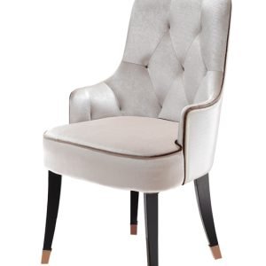 A&X Larissa Modern Cream Dining Chair