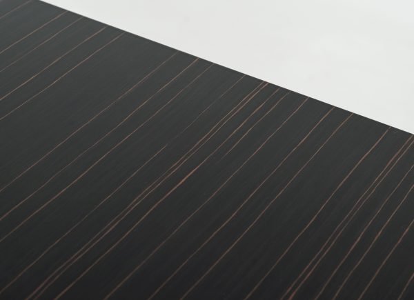 Modrest Chadwick Modern Ebony & Rosegold Dining Table - Image 5