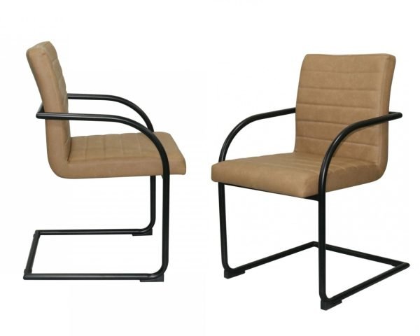 Modrest Ivey - Modern Tan Dining Chair (Set of 2) - Image 5