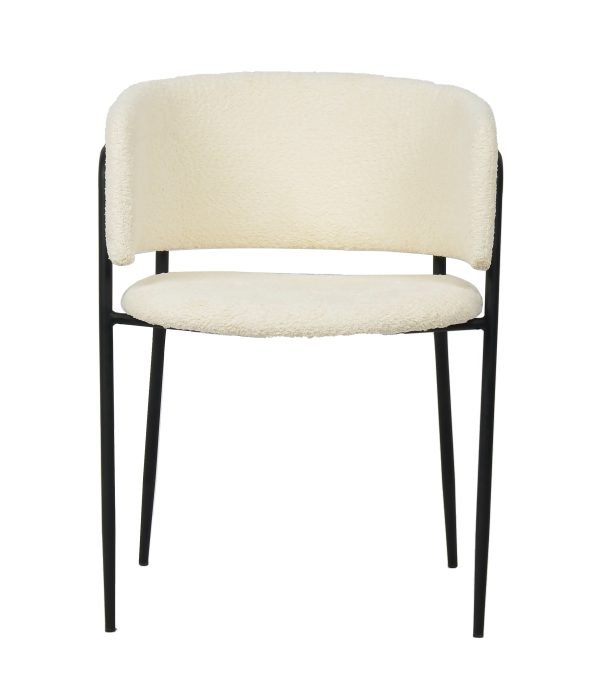 Modrest Chilton - Modern Off White Dining Chair Set of 2 - Image 2