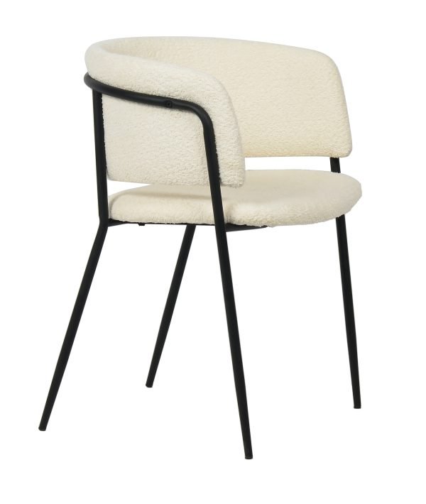 Modrest Chilton - Modern Off White Dining Chair Set of 2 - Image 3