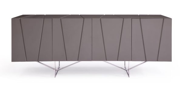 Modrest Chrysler - Modern Grey High Gloss Buffet