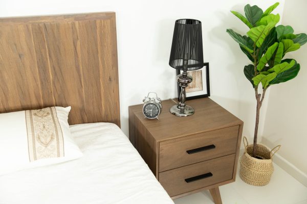 Modrest Claire - Contemporary Walnut NIghtstand - Image 2