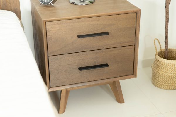 Modrest Claire - Contemporary Walnut NIghtstand - Image 3