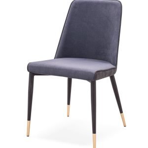 Modrest Clyburn - Modern Dark Grey Dining Chair (Set of 2)