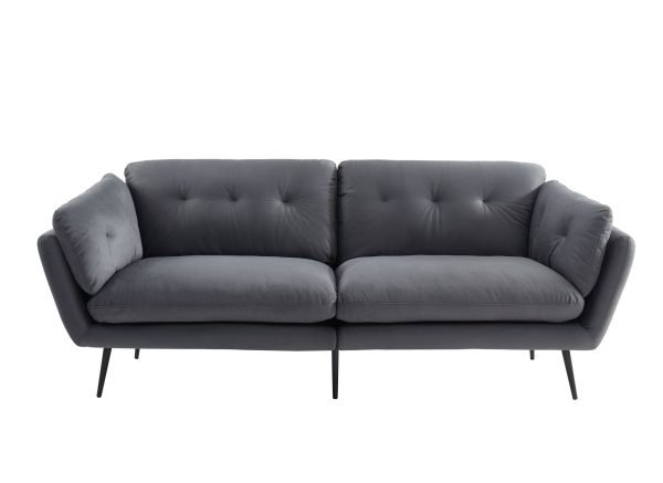 Divani Casa Cody - Modern Grey Fabric Sofa - Image 2