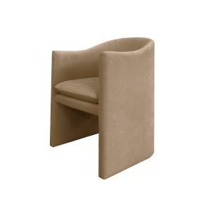 Modrest Danube - Modern Beige Fabric Dining Chair