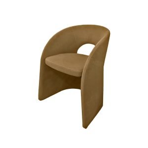 Modrest Brea - Modern Tan Fabric Dining Chair