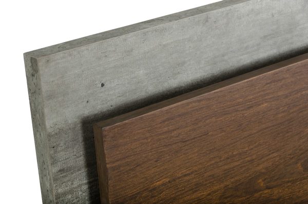 Nova Domus Conner Modern Dark Walnut & Faux Concrete Bedroom Set - Image 5