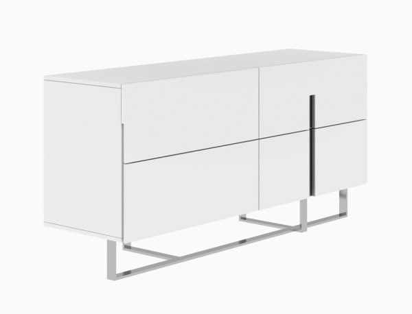 Voco Modern White Bedroom Dresser - Image 2