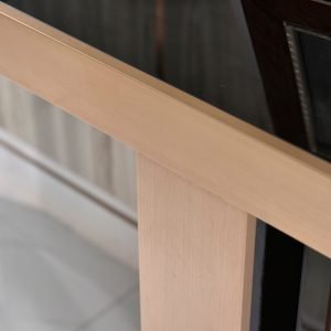 Nova Domus Cartier Modern Black & Rosegold Coffee Table
