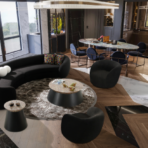 Modrest - Molina Modern Black Accent Chair