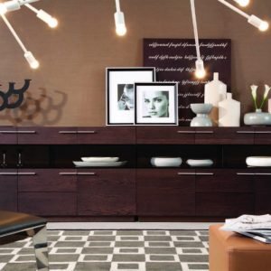 Modrest Daytona - Modern Brown Oak Buffet