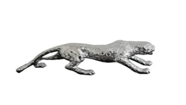 Modrest Jaguar Modern Silver Sculpture 24"