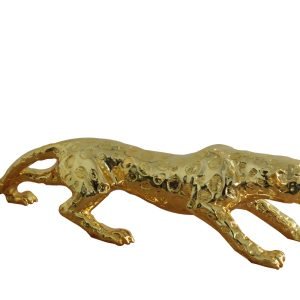 Modrest Jaguar Gold Mirror Sculpture 24"