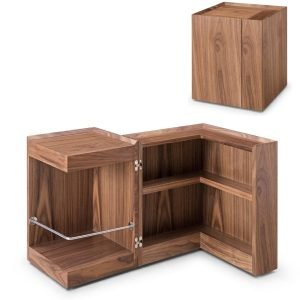 Modrest Delight - Modern Walnut End Table