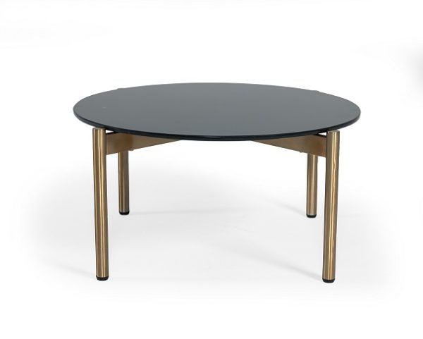 Modrest Denzel - Black Marble + Gold Coffee Table - Image 2