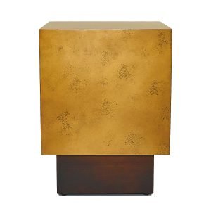 Modrest Derek - Modern Metal & Antique Copper End Table