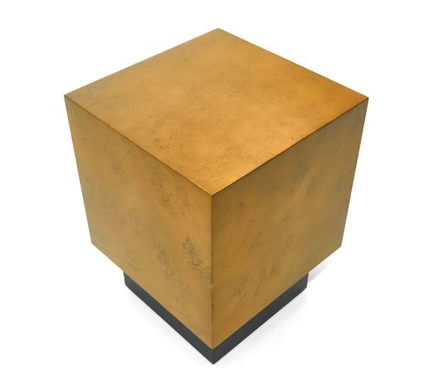Modrest Derek - Modern Metal & Antique Copper End Table - Image 2
