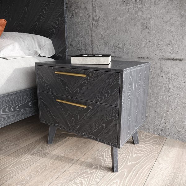 Modrest Diana - Modern Grey Ash Bedroom Set - Image 5