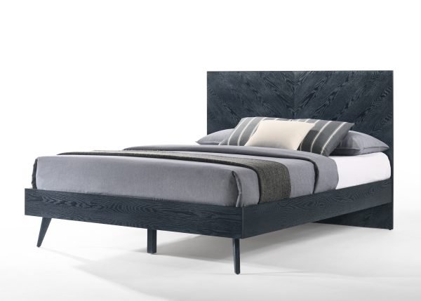 Modrest Diana - Eastern King Modern Grey Ash Bed - Image 3