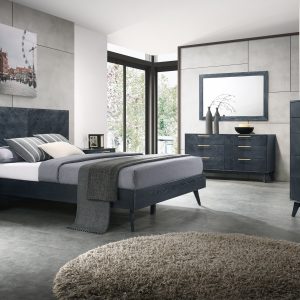 Modrest Diana - Eastern King Modern Grey Ash Bedroom Set