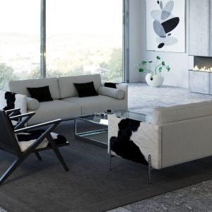 Divani Casa Pueblo - Modern Cow-hide Sofa