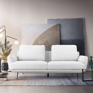 Divani Casa Dolly - Modern Off-White Loveseat