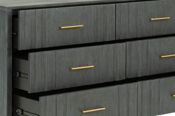 Modrest Manchester- Contemporary Dark Grey Dresser - Image 4
